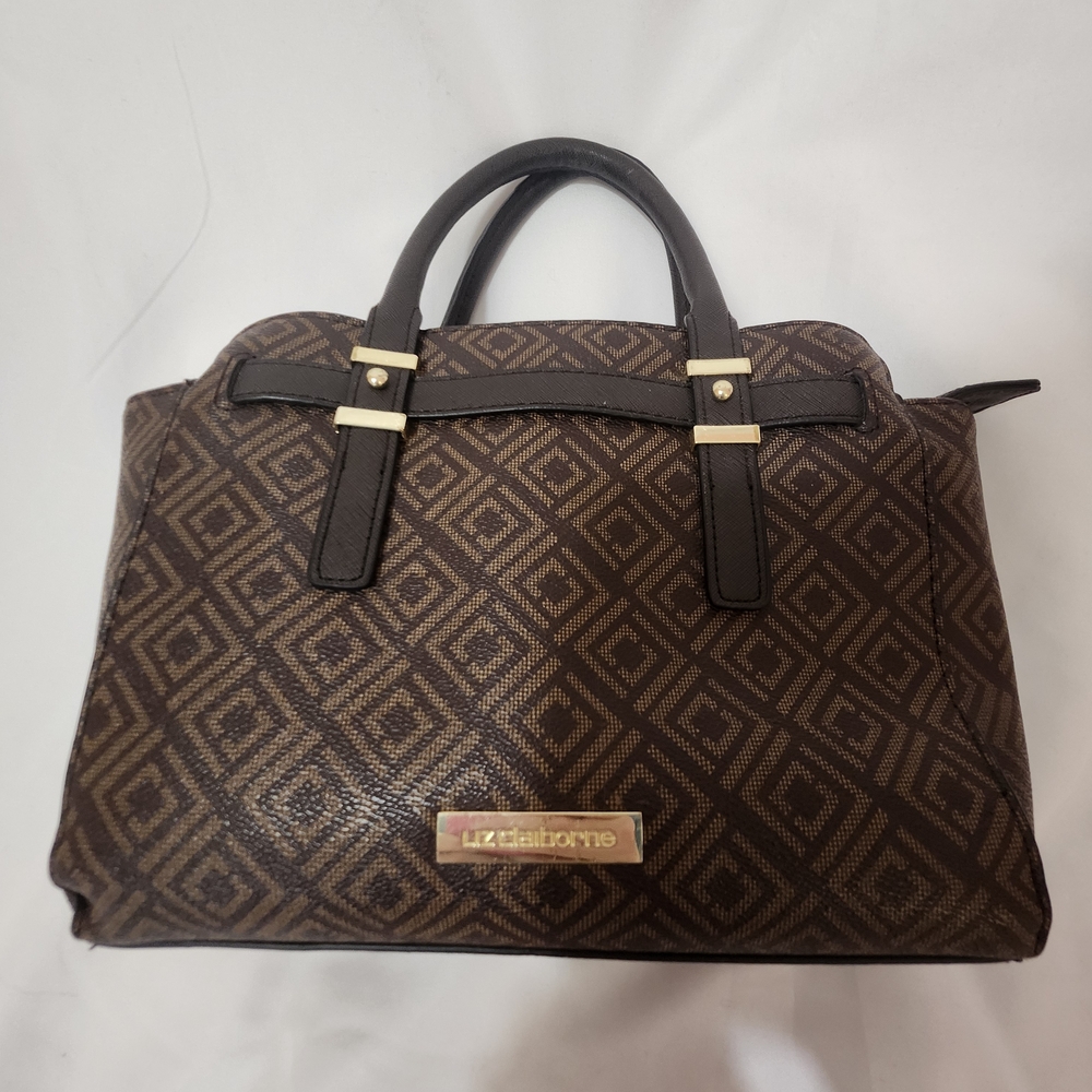 Vintage Liz Claiborne Tuxedo Tote Bag